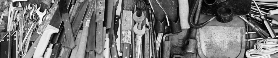 tools, knives, wrenches